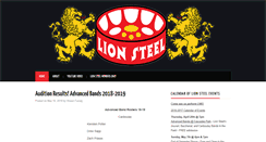 Desktop Screenshot of lionsteel.leonperformingarts.org